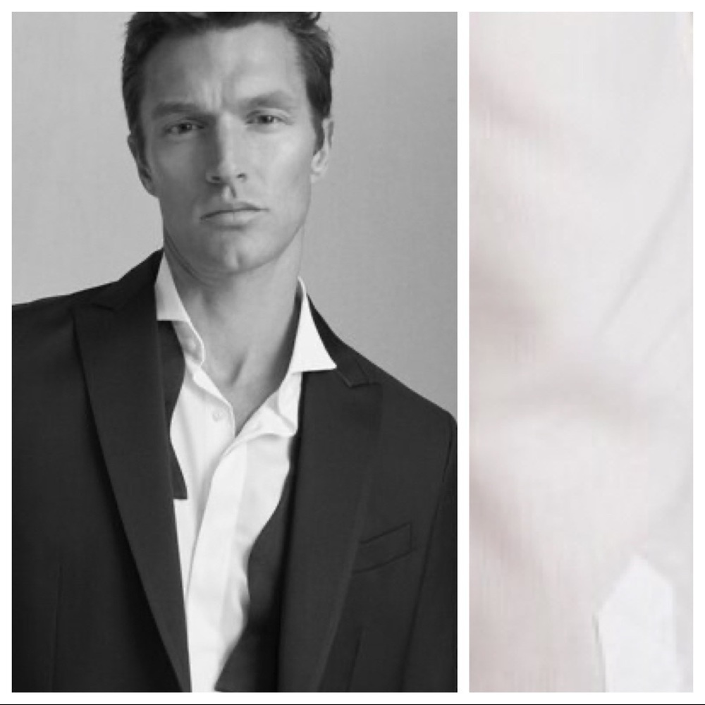 NWT Massimo Dutti White Shirt Size 15 3/4, 16, 17 - Picture 3 of 8